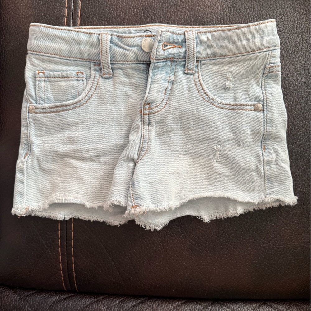 Light Blue Denim Shorts